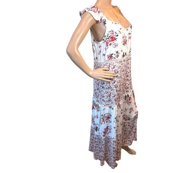 By the River Anthropologie NWT SZ Small
Rose Tiered Maxi Dress Cottagecore BOHO - Picture 5 of 16